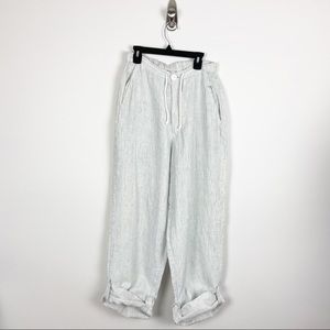 NEW Flax Striped Linen Pants